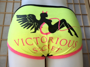 Victorious Secret: XL tee shirt panties by Up & Undies