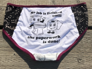 Whistle (while you work): Super large undies made from Tshirts