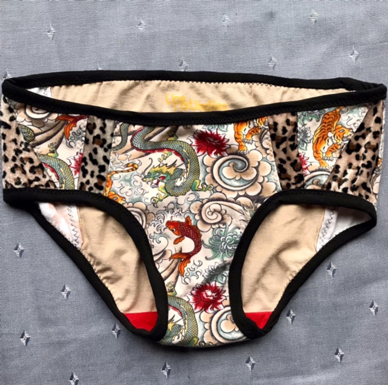 Painted Lady: medium undies made from Tshirts